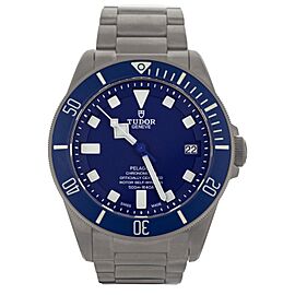 Tudor Pelagoes Blue Dial Titanium & Steel Case & Bracelet 42mm