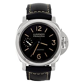 Panerai Luminor Marina Black Dial Steel Manual Winding 44mm