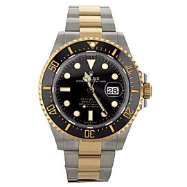 Rolex Sea-Dweller Black Dial Oyster Steel & Yellow Gold Watch