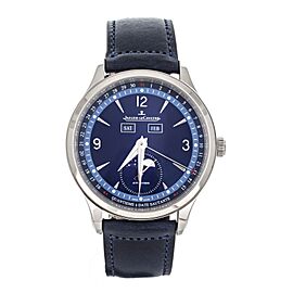 Jaeger-LeCoultre Master Control Calendar Blue Dial Steel Watch