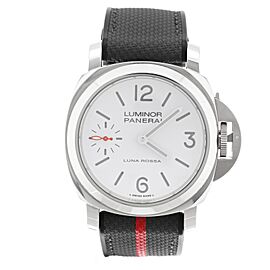 Panerai Luminor Luna Rossa White Dial Stainless Steel Watch