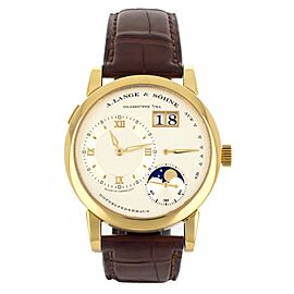 A. Lange & Sohne Lange Moon Phase Yellow Gold Manual Winding