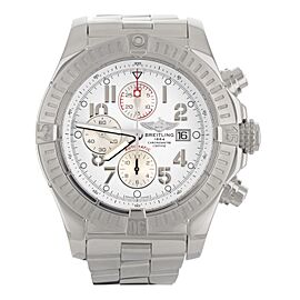 Breitling Super Avenger White Dial Steel Automatic Watch