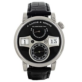 A.Lange & Sohne Zeitwerk Black Dial Watch