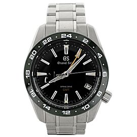 Grand Seiko Sport Spring Drive GMT Green Dial Bracelet Watch