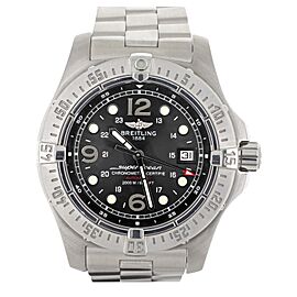 Breitling Superocean Steelfish Black DIal Stainless Steel