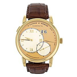 A. Lange & Sohne Grande Lange 1 Yellow Gold Gold Dial Manual