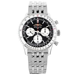 Breitling Navitimer Chronograph Black Dial Bracelet