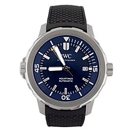 IWC Aquatimer Blue Dial Stainless Steel Rubber