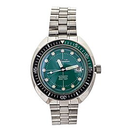 Bulova Oceanographer Green Dial Stainless Steel Bracelet