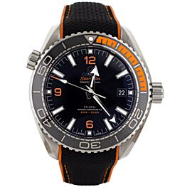 Omegas Seamaster Planet Ocean Black Dial Orange Rubber