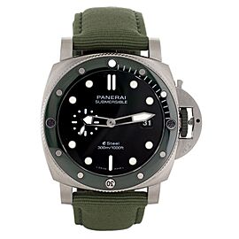 Panerai Submersible QuarantaQuattro eSteel Green Dial