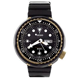 Seiko Professional Golden Tuna Diver Black DIal Titanium Quartz