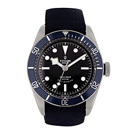 Tudor Black Bay Heritage Blue Stainless Steel Canvas