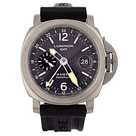 Panerai Luminor GMT Titanium Black Dial Rubber