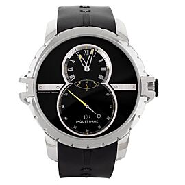 Jaquet Droz Grande Seconds Stainless Steel Rubber 45mm Full Set