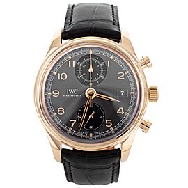 IWC Portugieser Chronograph Classic Rose Gold Gray Dial