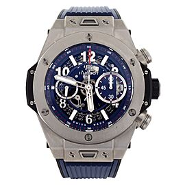 Hublot Big Bang Unico Flyback Titanium Blue Dial