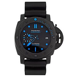 Panerai Luminor Submersible Carbotech Black Dial Blue