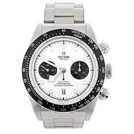 Tudor Black Bay Chronograph Stainless Steel White Dial