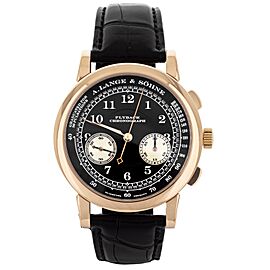 A. Lange & Sohne 1815 Chronograph Flyback Rose Gold Black