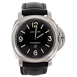 Panerai Luminor Base Logo Stainless Steel 44mm Black Dial