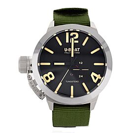 U-Boat Classico Tungsteno Movelock Black Dial Nato Strap