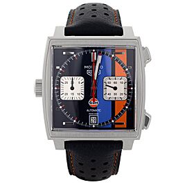 Tag Heuer Monaco X Gulf Stainless Steel Blue Dial 39mm