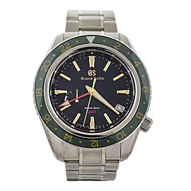 Grand Seiko Sport Spring Drive GMT Titanium Black Dial Bracelet