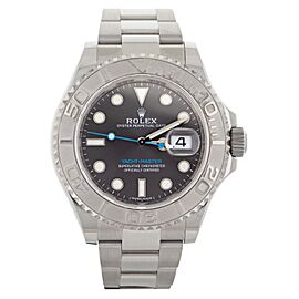 Rolex Yacht-Master Stainless Steel Platinum Rhodium Dial