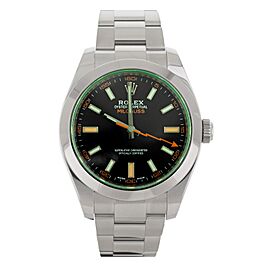 Rolex Milgauss Black Dial Stainless Steel Oyster Bracelet 40MM Full Set