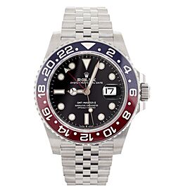 Rolex GMT-Master II Stainless Steel Jubilee Black Dial