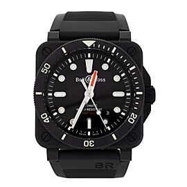 Bell & Ross Diver Ceramic Black Dial Rubber Full Set