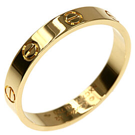 CARTIER 18K Yellow Gold mini love US 10.25 Ring QJLXG-2562