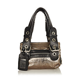 Chloe Metallic Leather Shoulder Bag