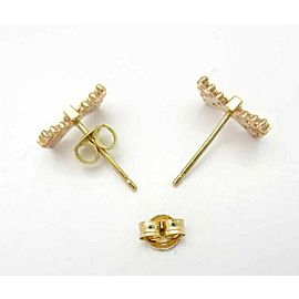 Agata 18k pink/yellow gold A collection earrings