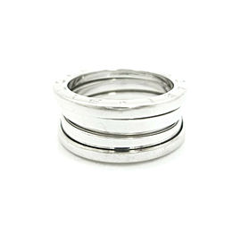 BVLGARI 18K White Gold B-ZERO 1 Ring US size 6.75