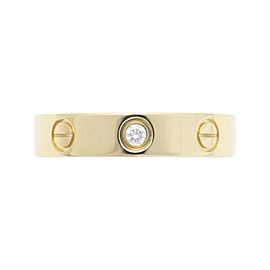 Cartier Mini Love 18K Yellow Gold Ring Size 4.75