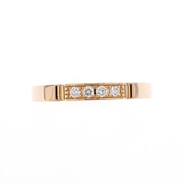 Cartier 18K Pink Gold Myon Phantele 4P Diamond Ring LXGYMK-676