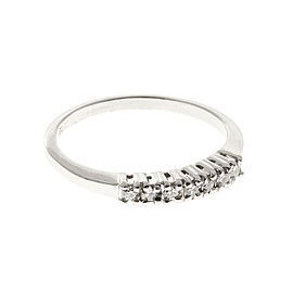 Platinum with 0.20ct. Diamond Ring Size 6