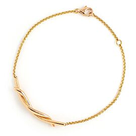 Cartier 18K Pink Gold Entrelaces Twist Bracelet