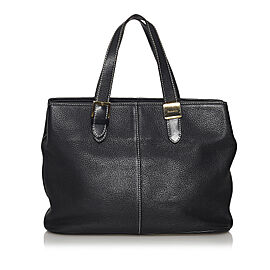 Burberry Leather Tote Bag