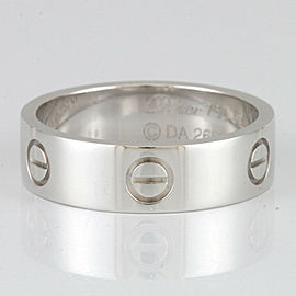 CARTIER:18K white Gold Ring US 8.75 ,EU59 LXKG-436