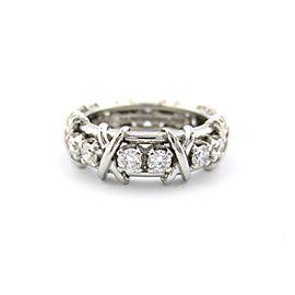 Tiffany & Co. Jean Schlumberger Platinum 1.14 Ct Diamond Ring Size 6.5