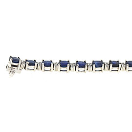 White White Gold Sapphire, Diamond Womens Bracelet