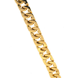 Yellow Gold Diamond Mens Bracelet