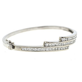 White Gold Diamond Mens Bracelet