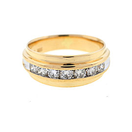 14K Yellow Gold Diamond Ring