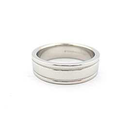 Tiffany & Co. Platinum Womens Wedding Ring Size 9