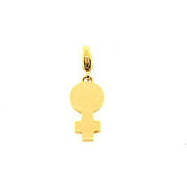 Cartier 18k Gold Male Mars Symbol Charm